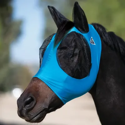 PROFESSIONAL'S CHOICE - Pacific Blue Comfort Fit Lycra Fly Mask