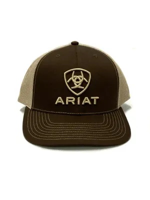 ARIAT - Shield Logo Brown Cap