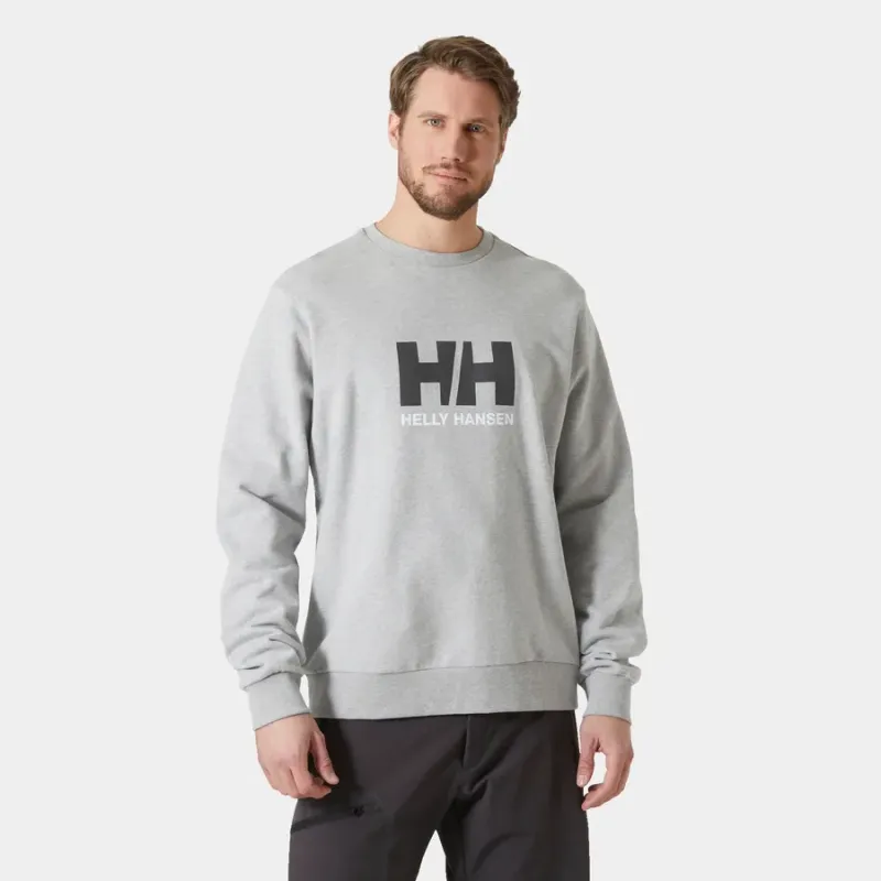HELLY HANSEN - Crewneck HH Logo Grey Melang