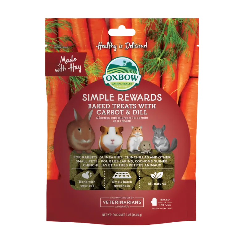 OXBOW - "Simple Rewards" baked treats for small animals