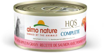 ALMO NATURE - HQS Complete Salmon &amp; Apple in Gravy