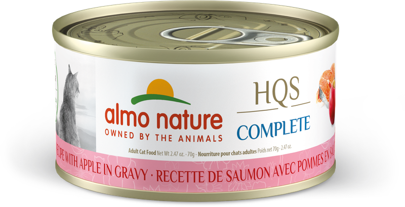 ALMO NATURE - HQS Complete Salmon &amp; Apple in Gravy