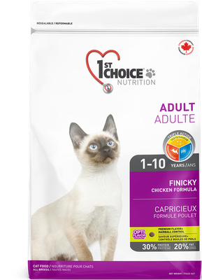1st CHOICE - Finicky Recipe for All Breeds Adult Cats