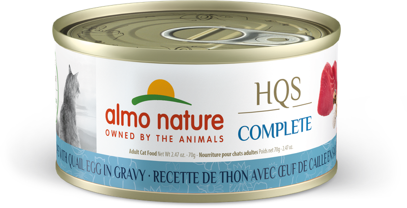 ALMO NATURE - HQS Complete - Tuna &amp; Quail Egg in Gravy