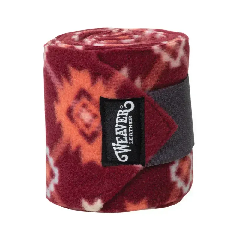 WEAVER - Aztec Plaid Polo Leg Wraps 380g Fleece
