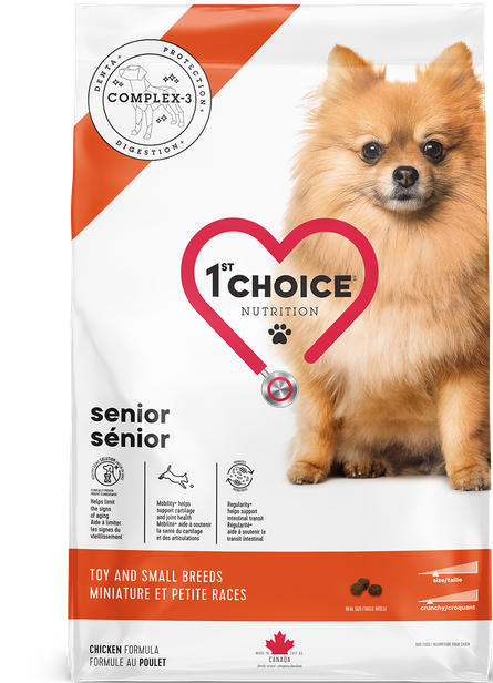 1st CHOICE - Senior Toy and Small Breeds Chicken Formula