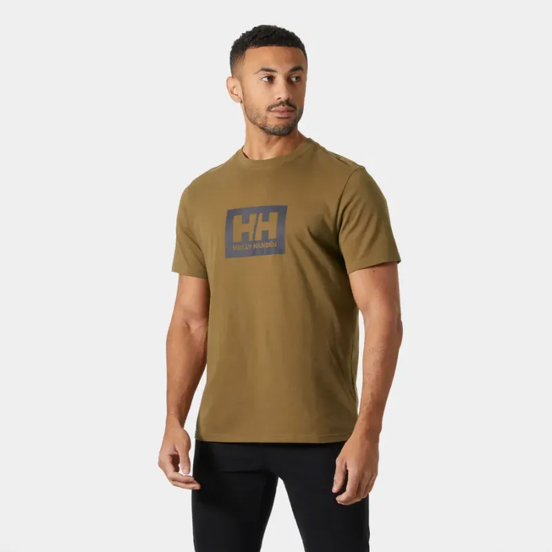 HELLY HANSEN - T-Shirt HH Box 2.0 Sepia