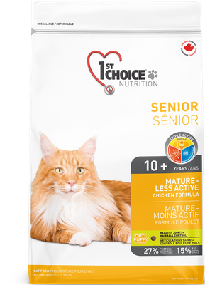 1st CHOICE - Mature and Less Active Recipe for All Breeds Cats