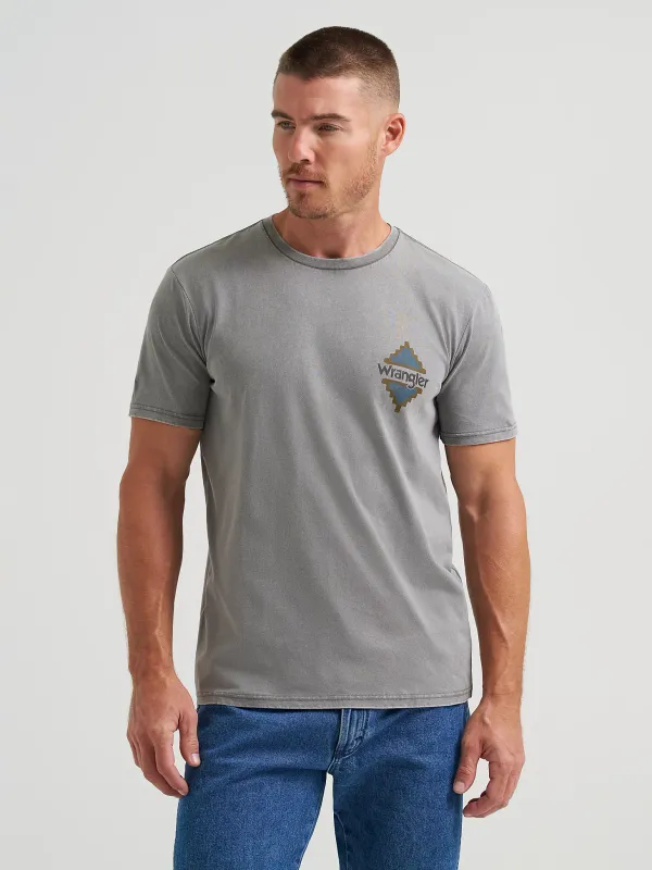 WRANGLER - Steer Skull Back Graphic T-Shirt