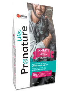 PRONATURE LIFE - INFINITI Berries+ dog formula, with deboned salmon