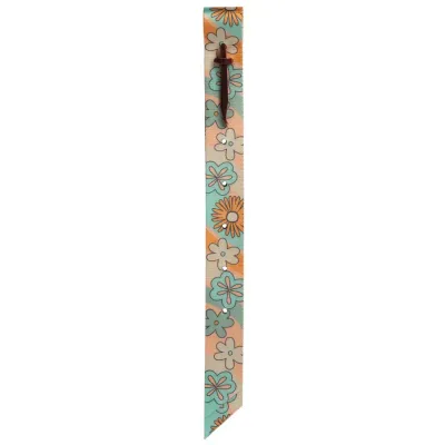 WEAVER - Patterned Tie Strap Retro Flower w/Holes
