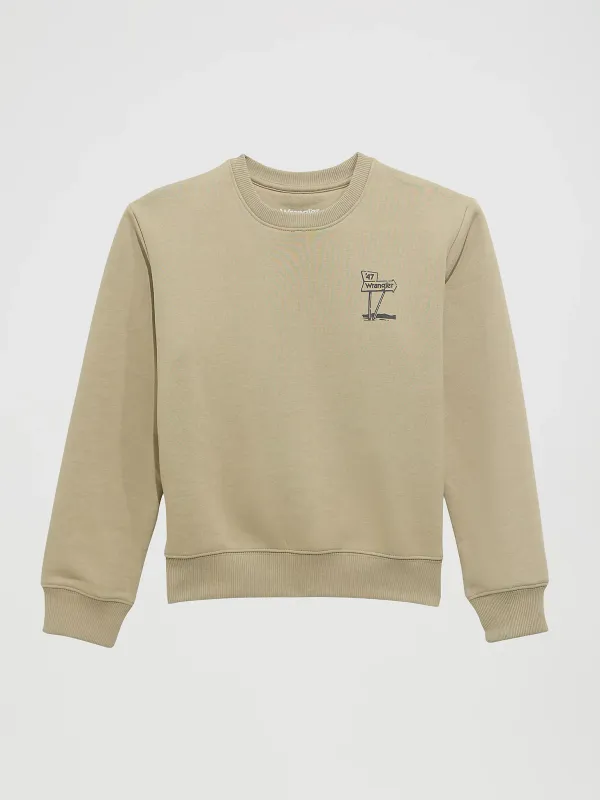 WRANGLER - Boy's Graphic 47 Road Pullover Sweatshirt