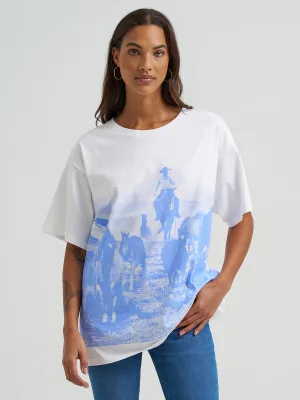 WRANGLER - Horse Round Up Oversized Tee