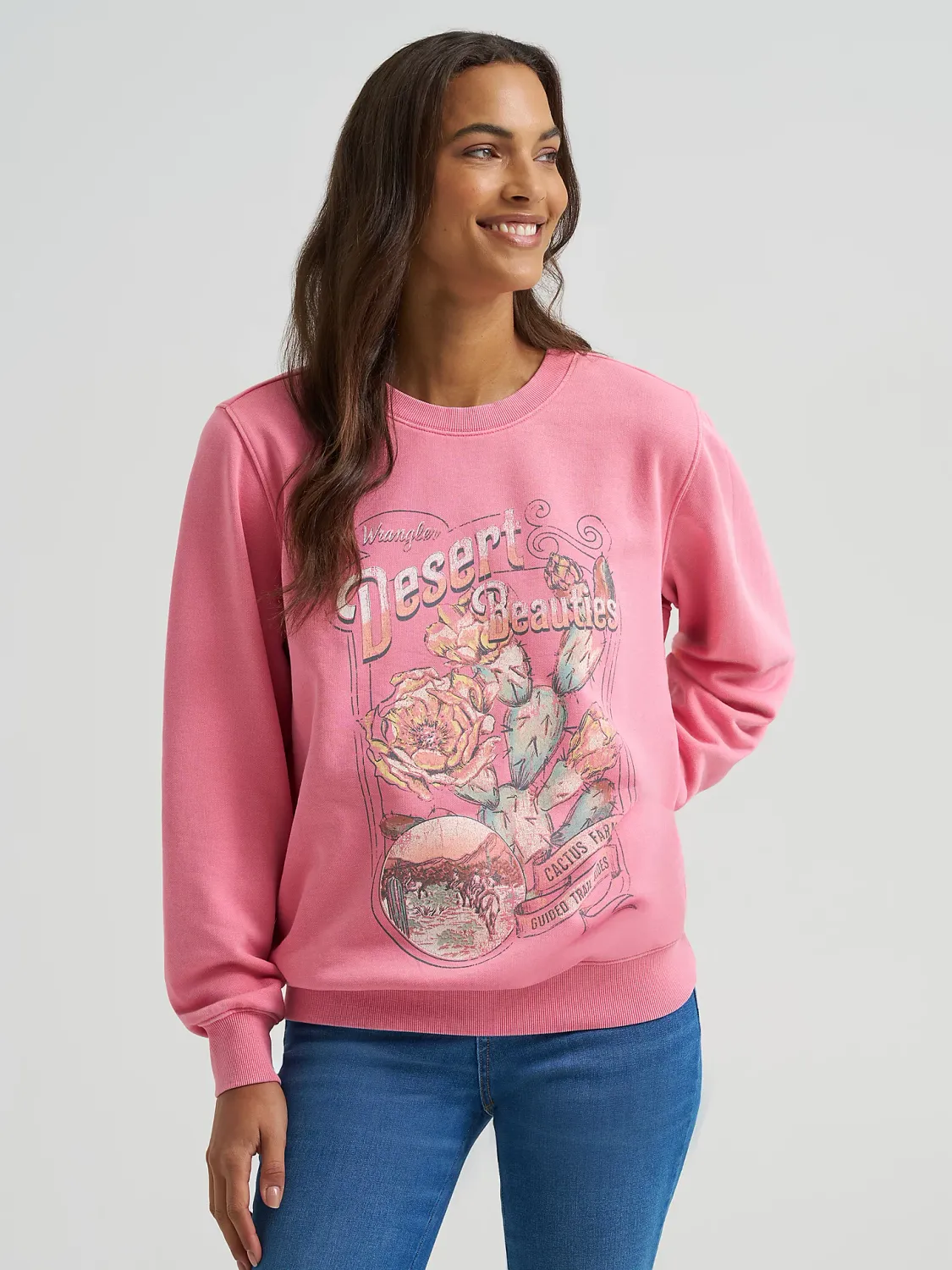 WRANGLER - Confetti Desert Beauties Fleece Sweatshirt