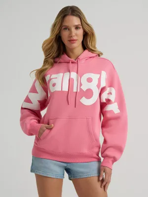 WRANGLER - Strawberry Pink Bold Logo Hoodie
