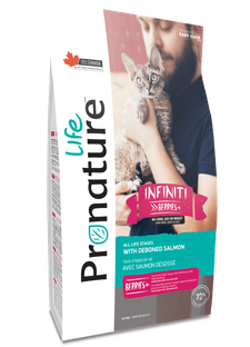 PRONATURE LIFE - INFINITI Berries+ cat formula, with deboned salmon