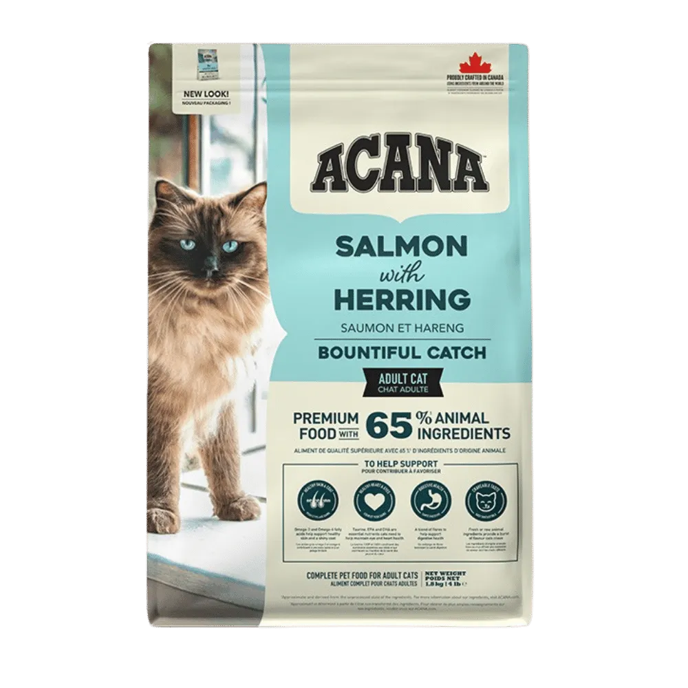 ACANA - Bountiful Catch Adult Cat Dry Food, Size: 1.8kg