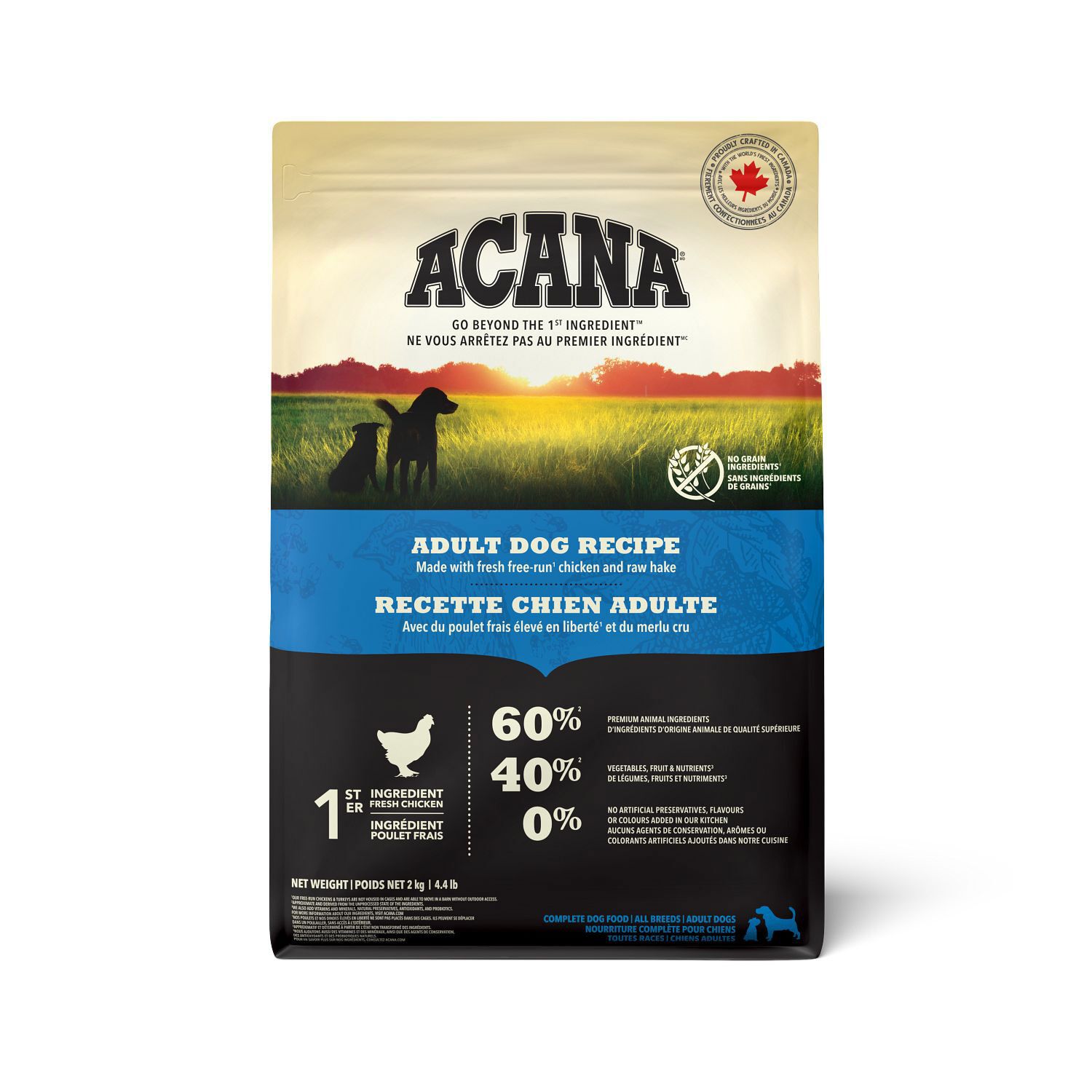 ACANA  - Adult Dog Grain-Free Recipe, Size: 2kg