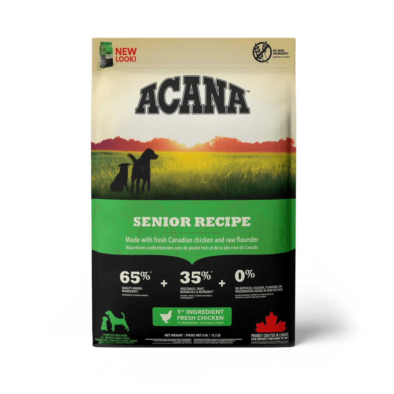 ACANA  - Heritage Grain-Free Senior Dry Dog Food, Size: 2kg