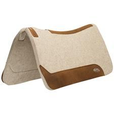 WEAVER - Contoured Wool Blend Felt Saddle Pad, Size: 3/4'' (27''X27'')