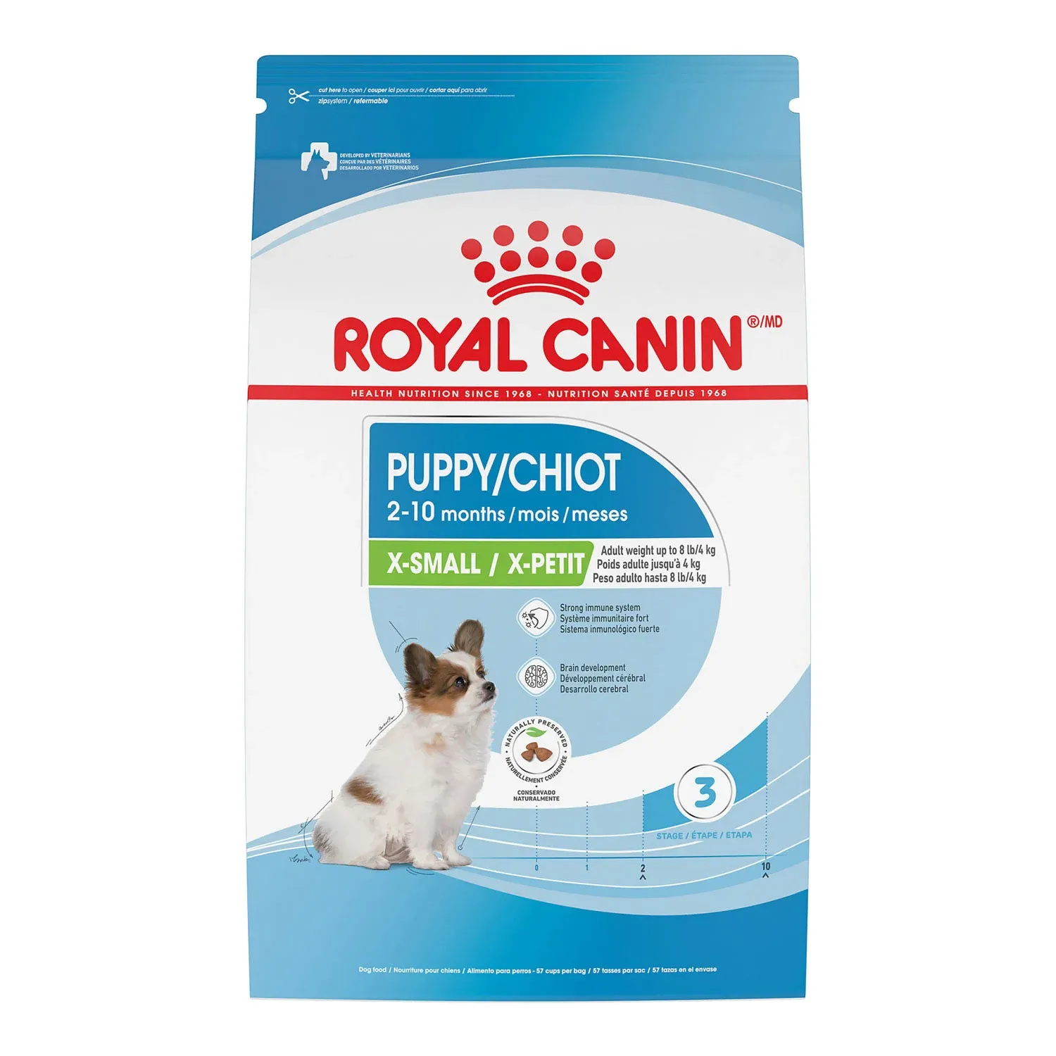 ROYAL CANIN - X-Small / Miniature Puppy Dry Dog Food, Size: 1.4kg