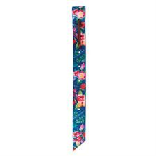 WEAVER - Patterned Tie Strap Floral Watercolor w/Holes, Type: Poly Off Billet 39''