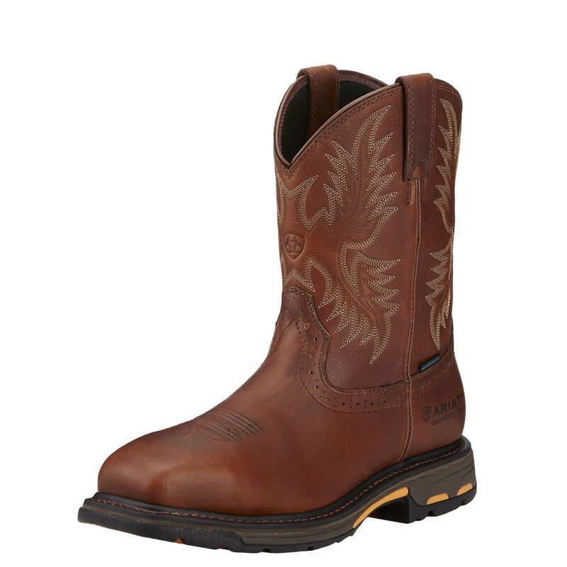 ARIAT - WorkHog Wide Square Toe CSA Waterproof Work Boot, Size: 7EE