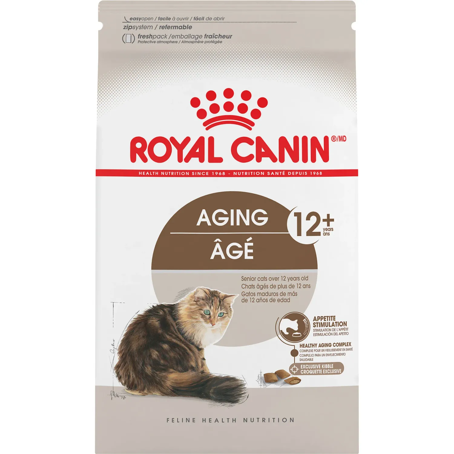 ROYAL CANIN - Aging 12+ Dry Cat Food, Size: 2.7kg