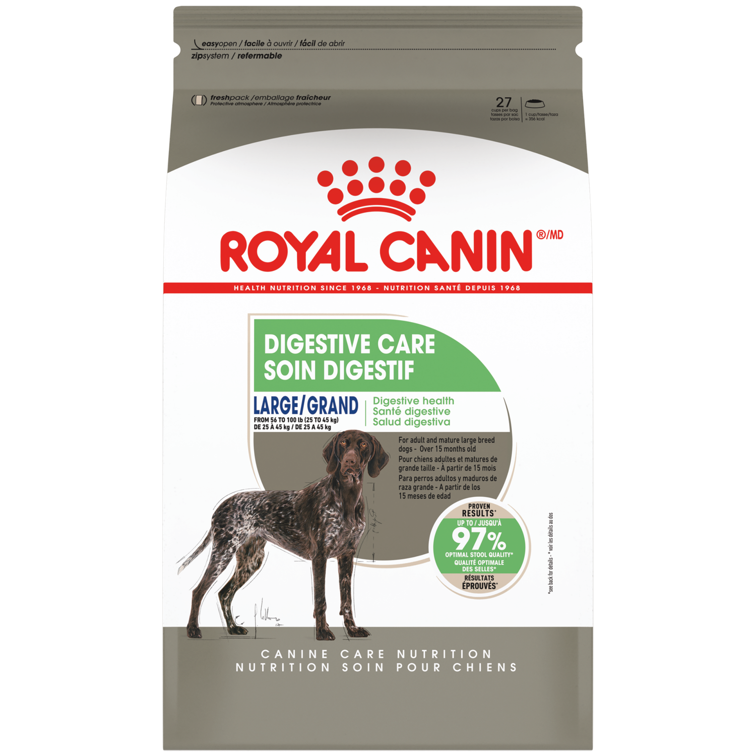 ROYAL CANIN - Large Digestive Care Dry Dog Food, Size: 13.6kg