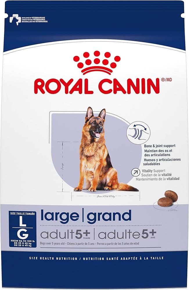 ROYAL CANIN - Large Adult 5+ Dry Dog Food, Size: 13.6kg