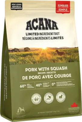 ACANA - Limited Ingredient Diet Singles Pork with Squash Recipe