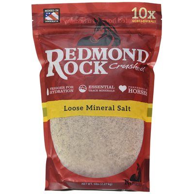 REDMOND ROCK - Daily Red Crushed Loose Horse Salt, Size: 2.27kg