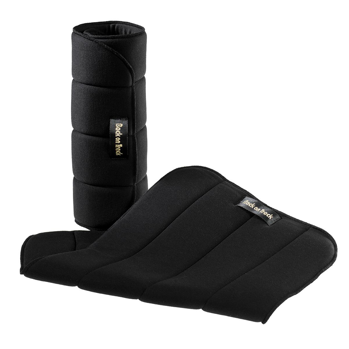 BACK ON TRACK - No Bow rest bandage Black, Color: Noir, Size: 16'' x 29''