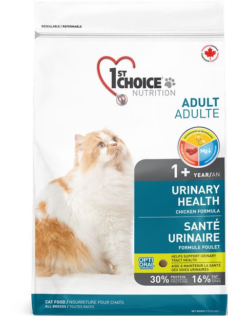 1st CHOICE - Urinary Health Recipe for All Breeds Adult Cats, Format: 1.8kg