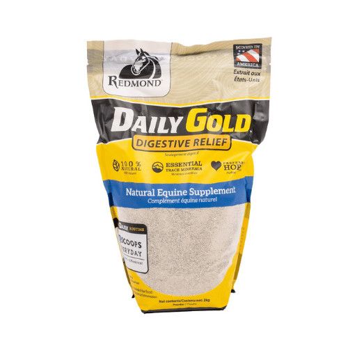 REDMOND ROCK - Daily Gold Digestive Relief Equine Supplement, Size: 2kg