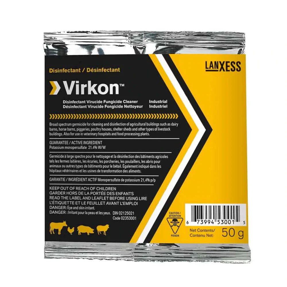 VETOQUINOL - Virkon Disinfectant Powder, Format: 50g