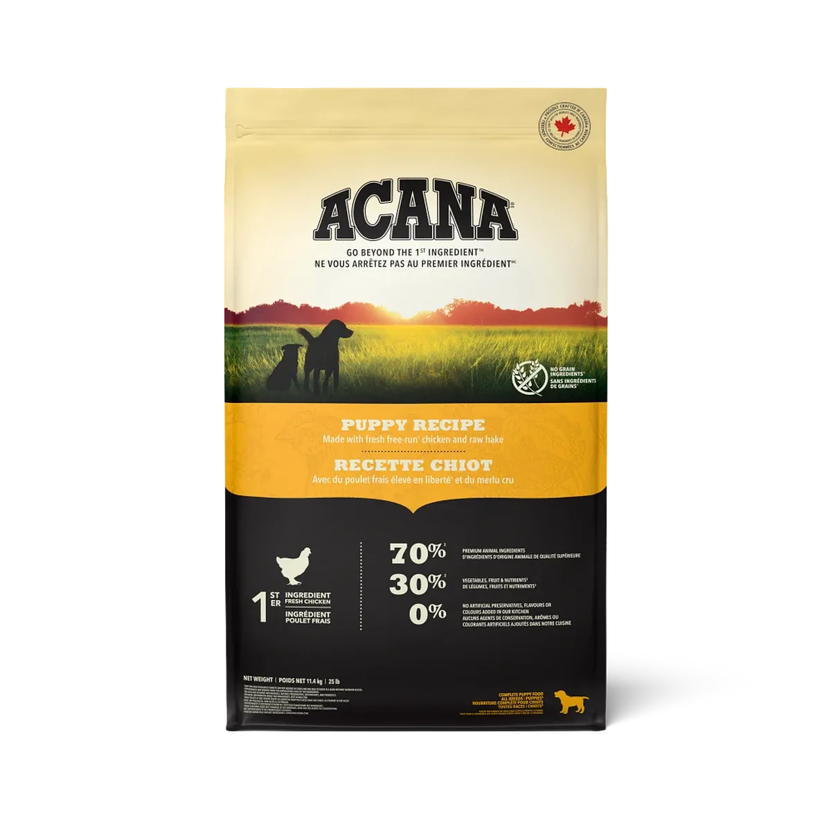 ACANA  - All Breeds Puppy Grain-Free Recipe, Size: 6kg