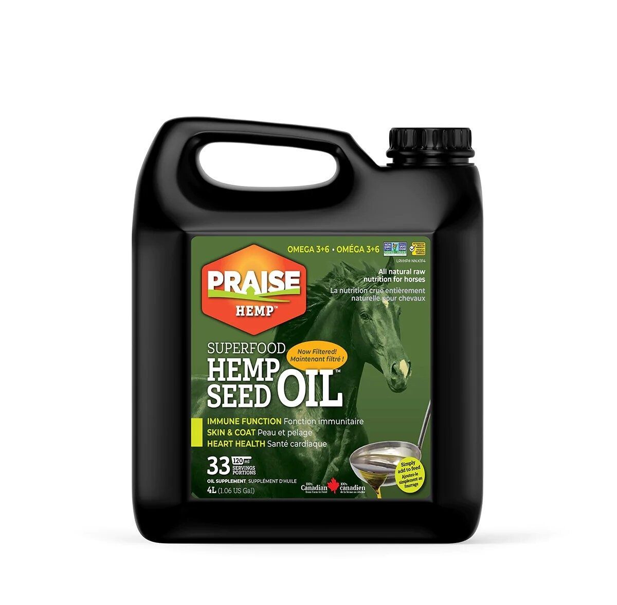 PRAISE - Hemp Seed Oil, Size: 4L