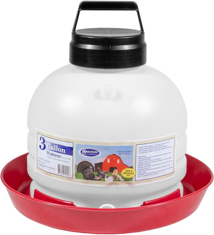 FARM TUFF - Top Fill Poultry Fountain