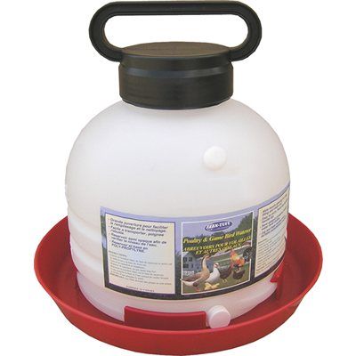 FARM TUFF - Top Fill Poultry Fountain, Size: 3gallons