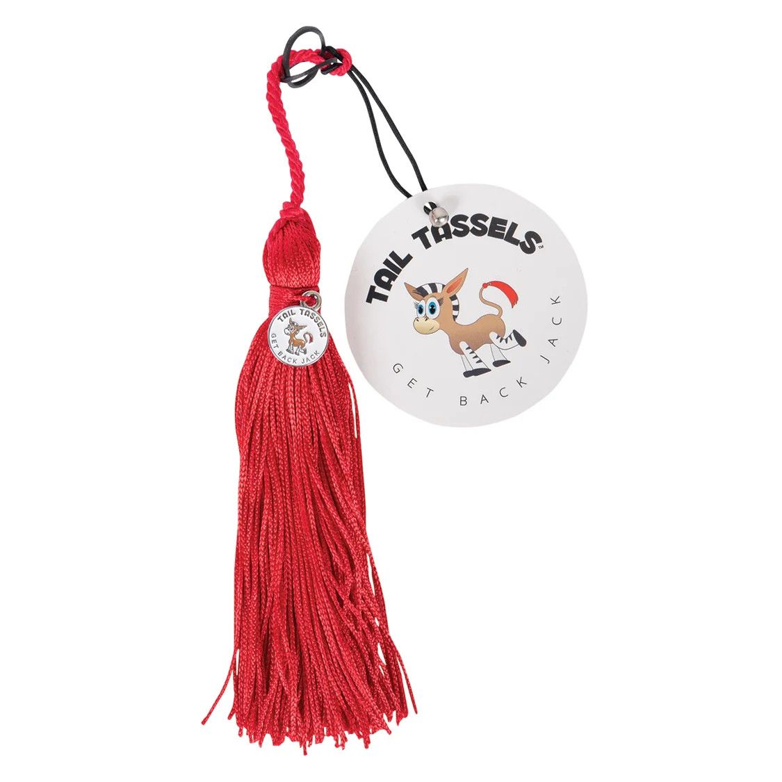 TAIL TASSEL - Get Back Jack ! Tail Ribbon, Colour: Red (I Kick)