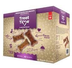 TREAT TIME - Coated Dog Cookies, Flavor: Assortis, Format: 7lbs