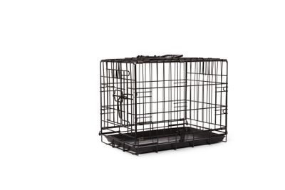 BUD'Z - Deluxe 2-Door Dog Crate with Divider