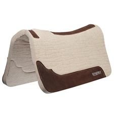 WEAVER - Synergy Steam Pressed Merino Wool Natural Performance Saddle, Size: 3/4