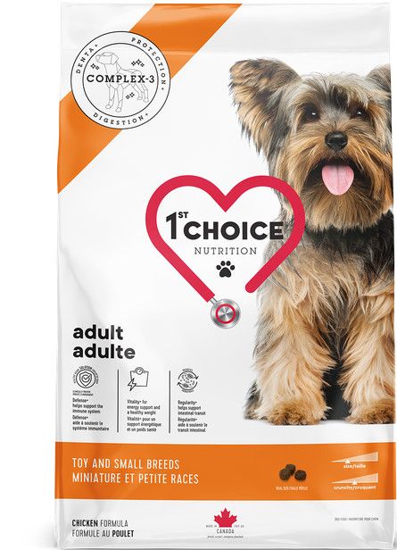 1st CHOICE - Chicken Formula for Toy &amp; Small Breeds Adult Dogs, Format: 2kg