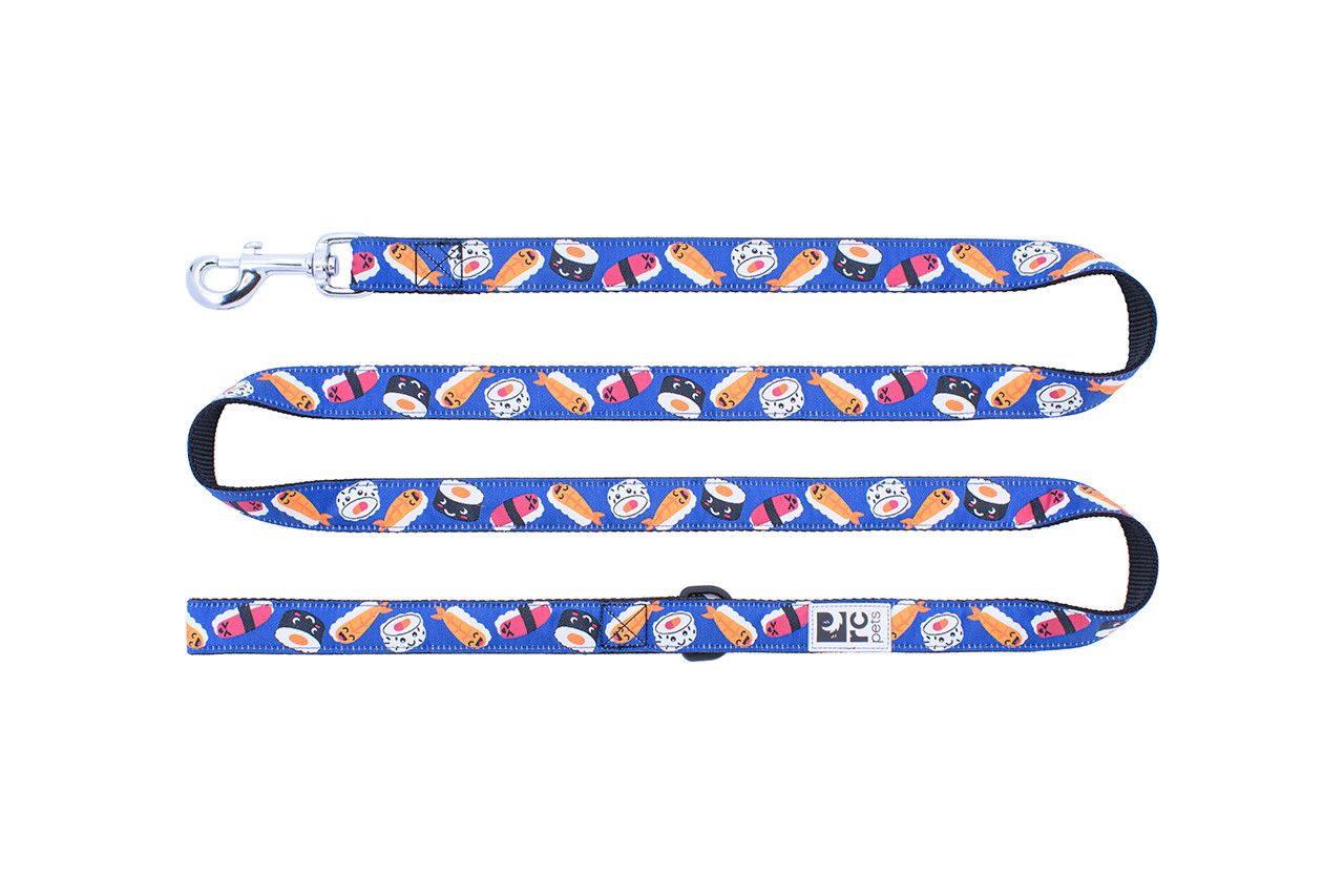 RC PETS - Sushi Nylon Dog Leash, Size: 1'' x 6'