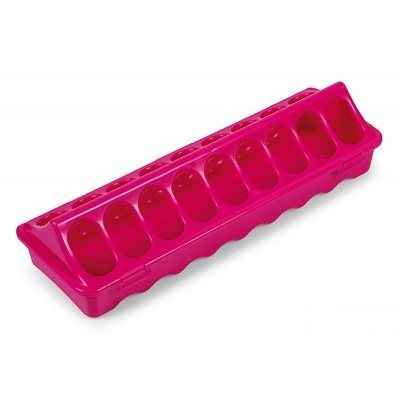 MATÉLEVAGE - Linear Chick Feeder 30cm, Colour: Rose