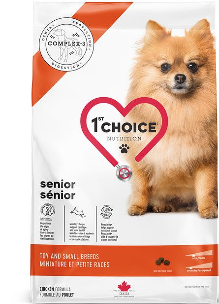 1st CHOICE - Senior Toy and Small Breeds Chicken Formula, Format: 5kg