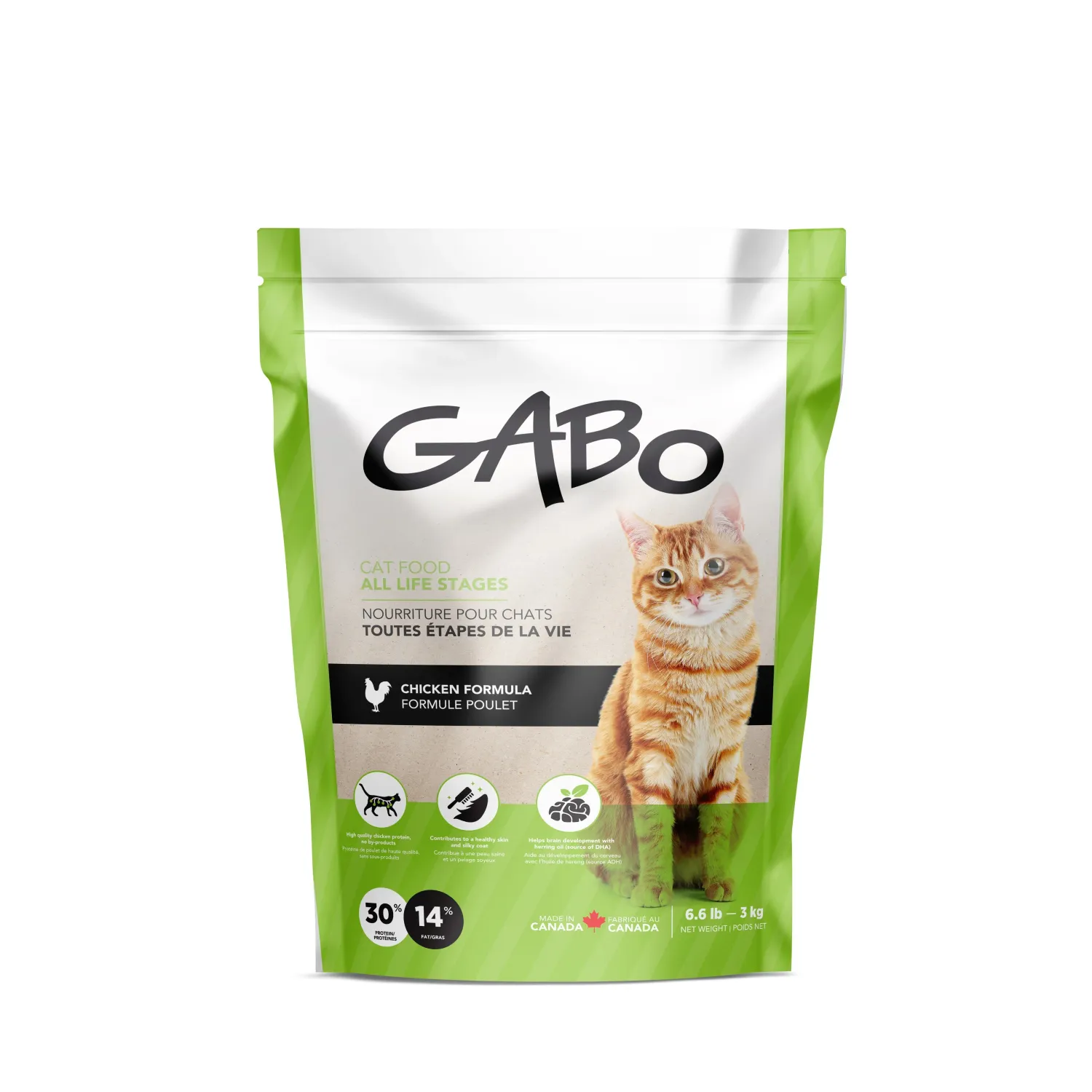 GABO - Cat &amp; Kitten Dry Food, Format: 3.6kg