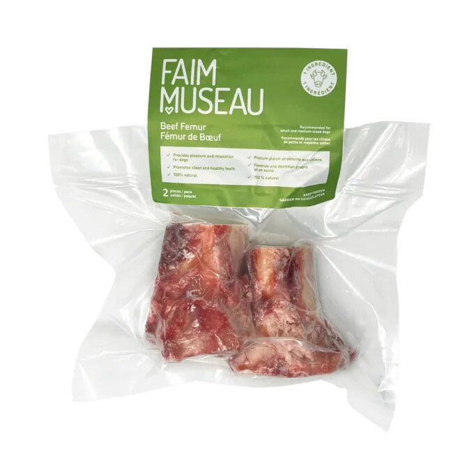 Beef femur, Format: Moyen (pqt 2)